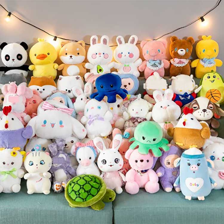 Jouets en peluche de 7 pouces