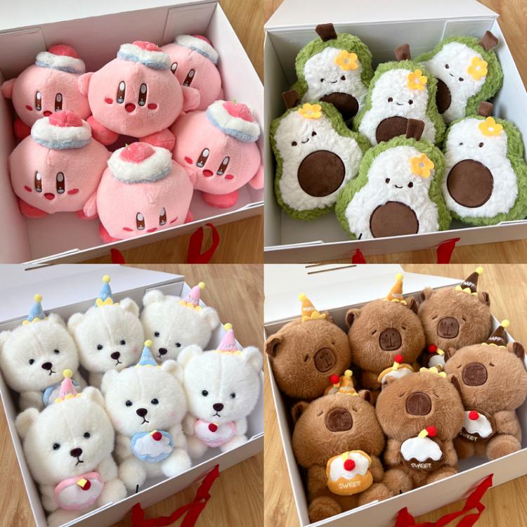 Jouets en peluche de machine à griffes de 8 pouces
