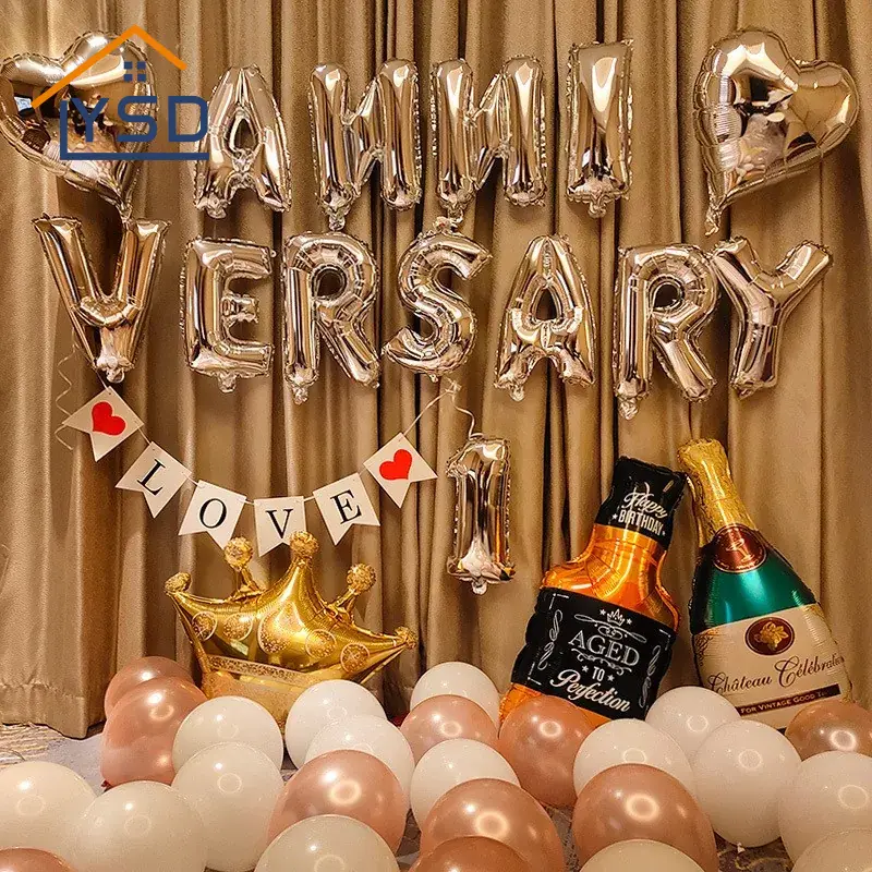 Ensemble de ballons d'anniversaire
