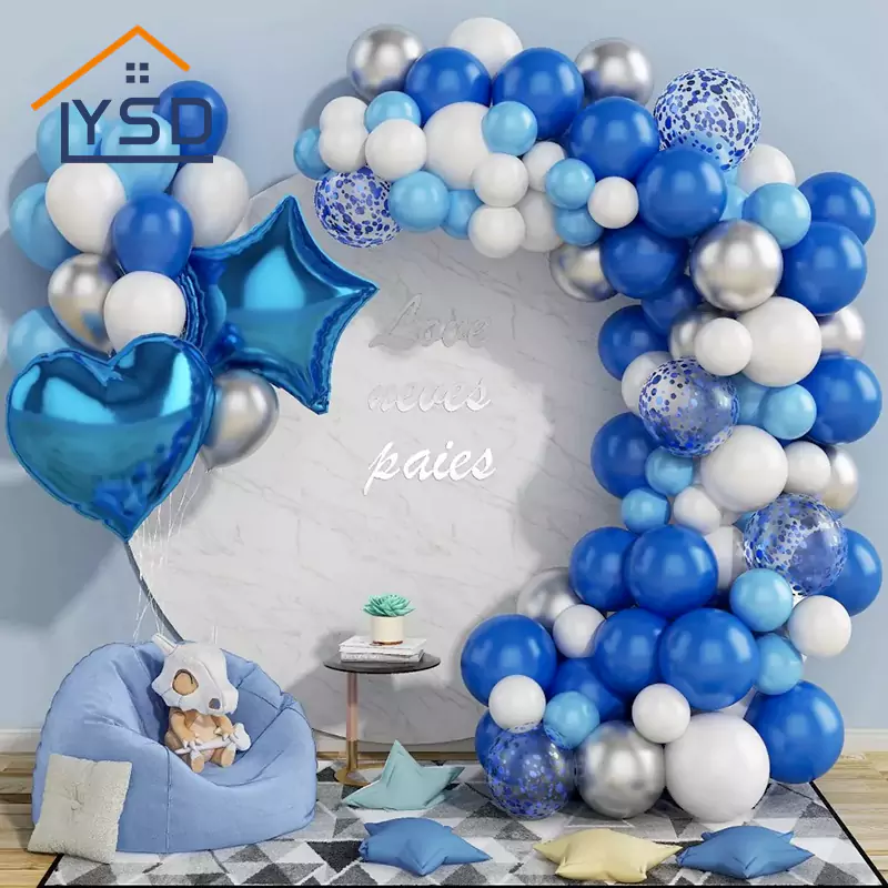 Kit d'arc de ballon bleu