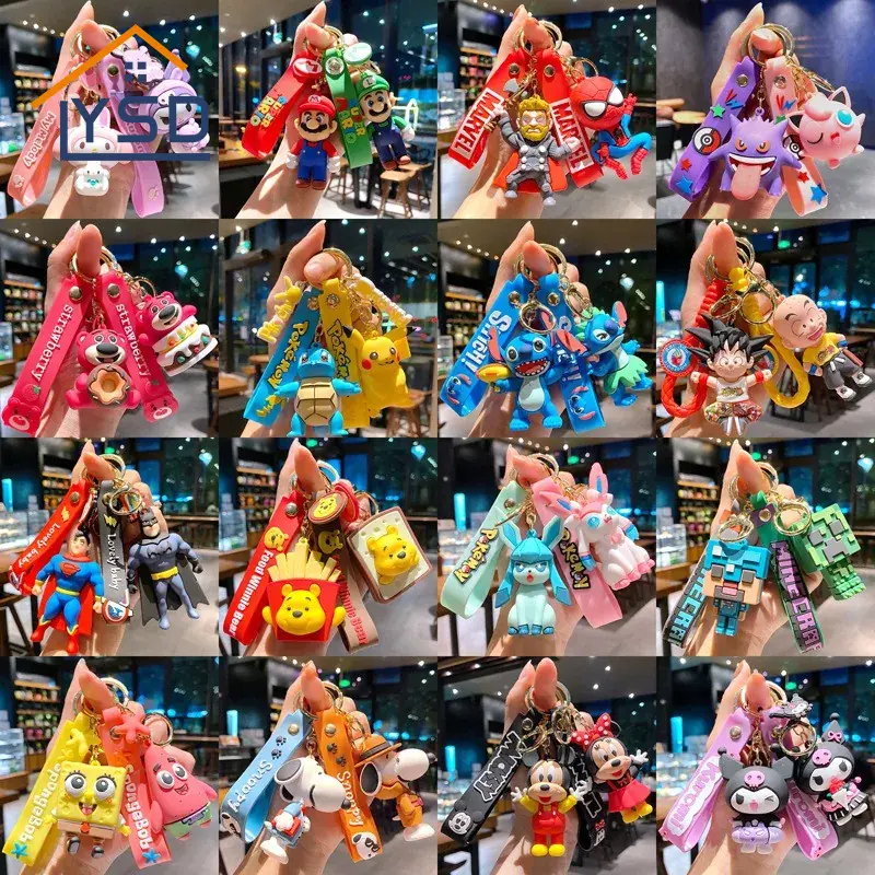 Porte-clés de dessin animé