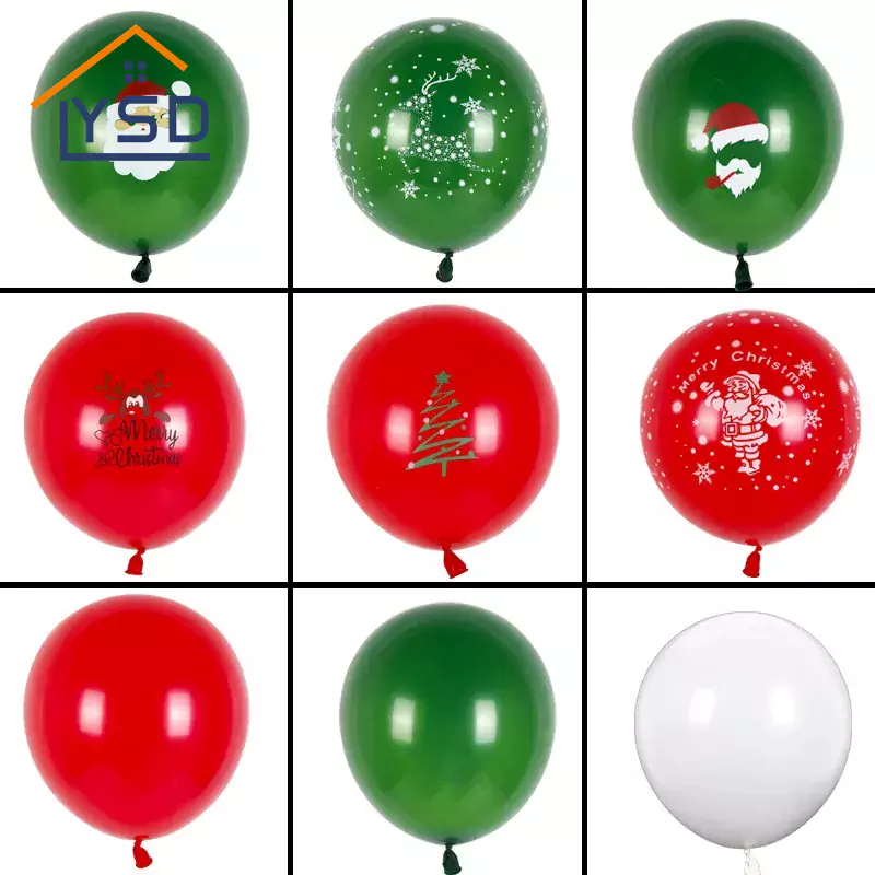 Ballons en latex de Noël