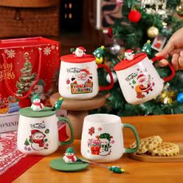 Bouteilles d'eau de Noël