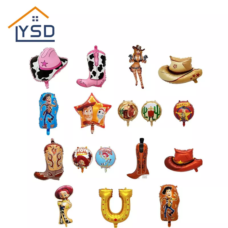 Ballon en feuille de cowboy