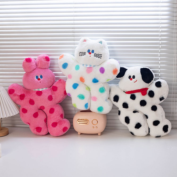 Jouet en peluche dalmatien résistant à la déformation