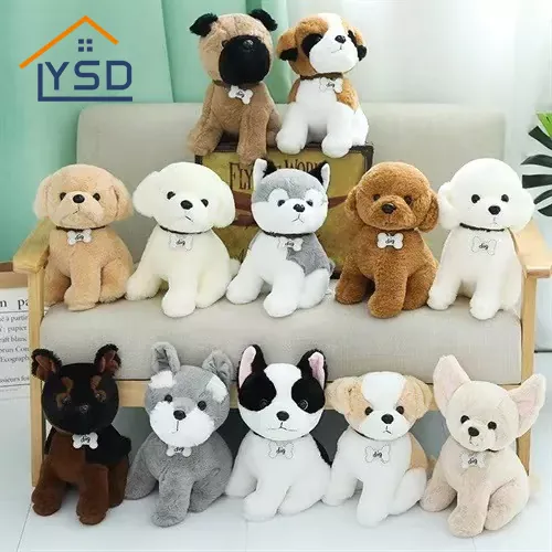 Jouets en peluche de chien