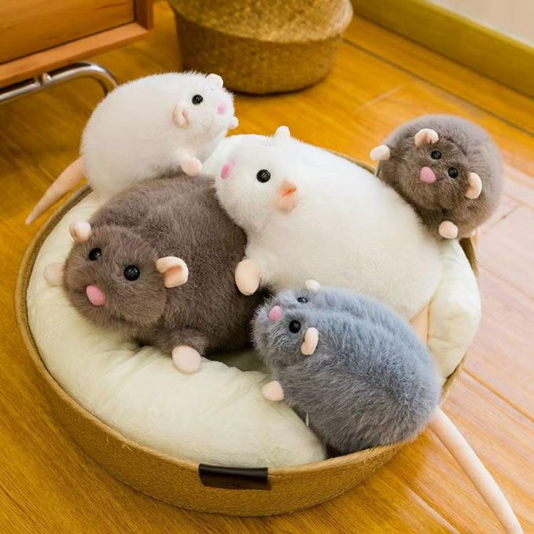 Peluche souris fantaisie