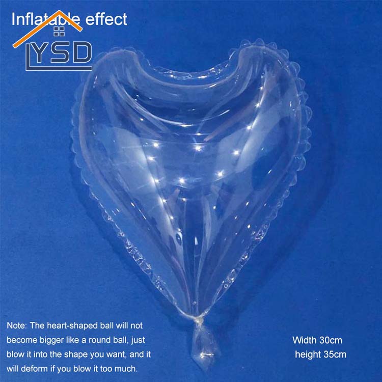 Ballons bobo en forme de coeur