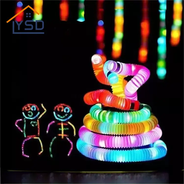 Tube télescopique de couleur lumineuse