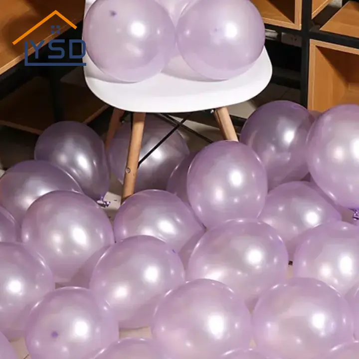Ballons en latex nacrés