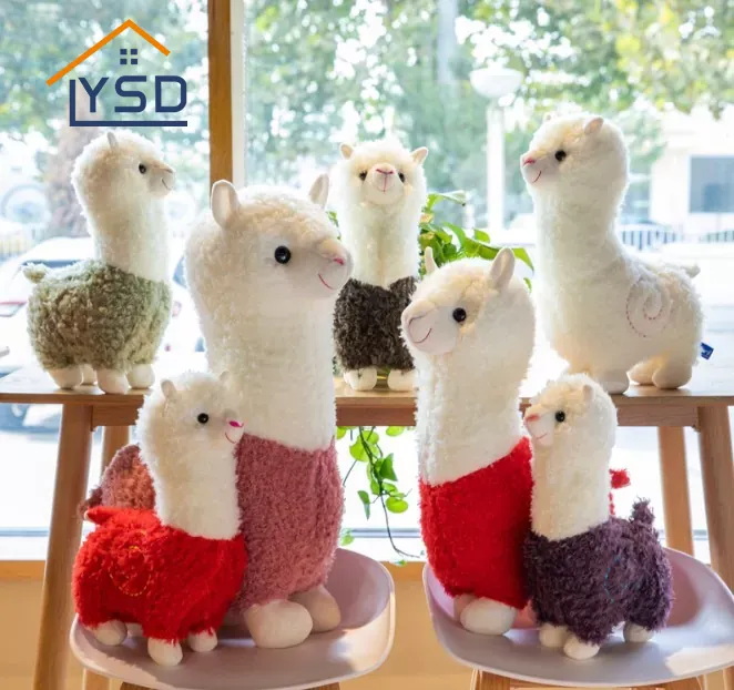 Alpaga jouet en peluche