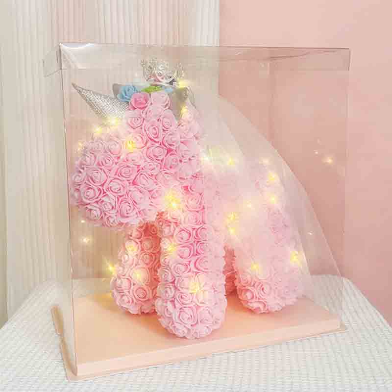 Licorne rose