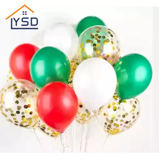 Ballons en latex à paillettes