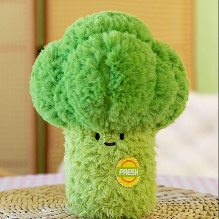 Jouet en peluche brocoli anti-stress