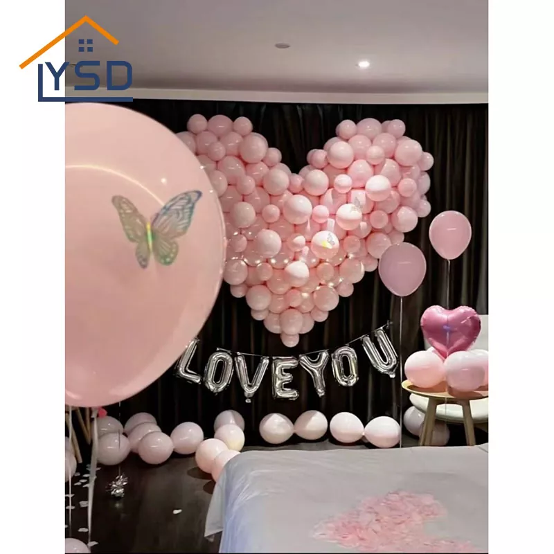 Ballons en feuille de la Saint-Valentin