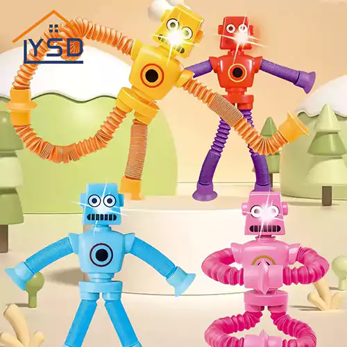 Jouet à tube télescopique de décompression polyvalent