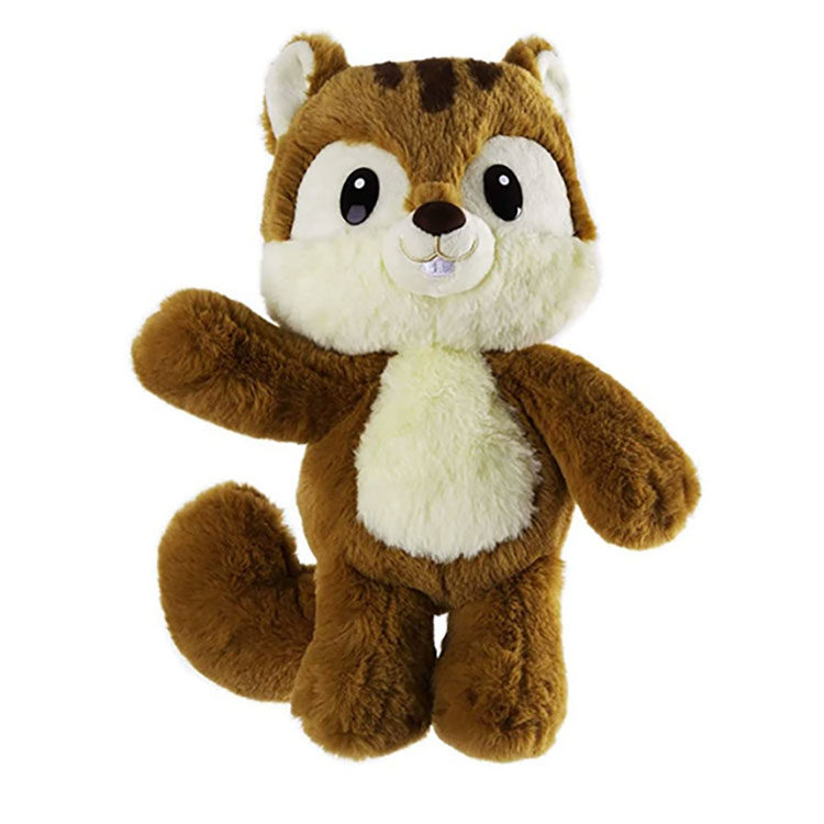 Peluche écureuil polyvalente